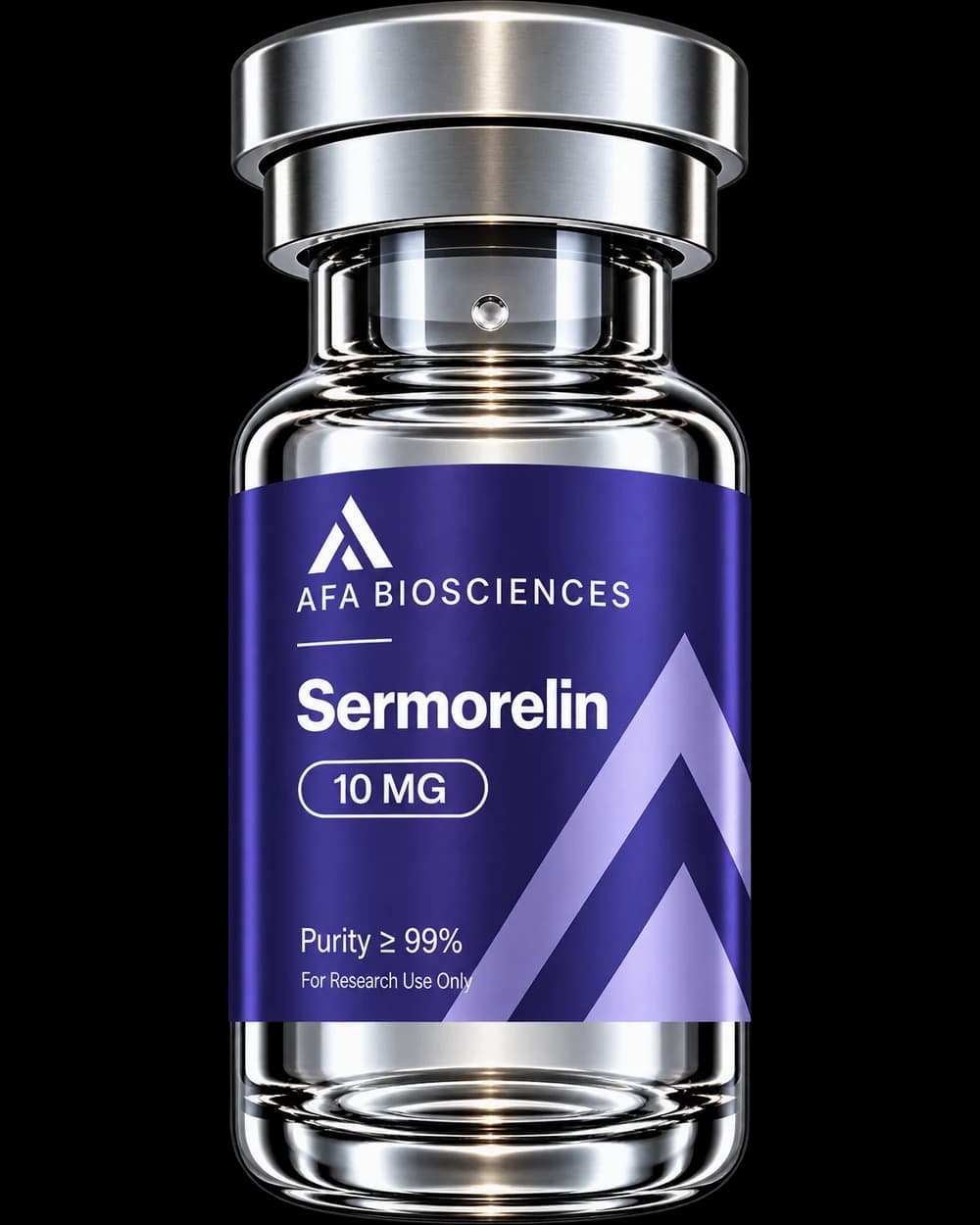 Sermorelin — 10 mg / vial, product rendering